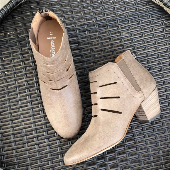 Aquatalia “Freida” Leather Waterproof Ankle Bootie - Picture 5 of 9